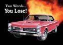 GTO tin sign #767