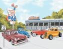 Route 66 Diner tin sign #789