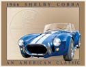 Shelby Cobra tin sign #801