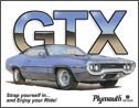 Plymouth GTX tin sign #844