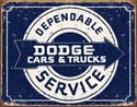 Dodge Service tin sign #1320