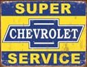 Chevrolet Service tin sign #1355