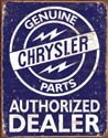 Chrysler Dealer tin sign #1386