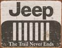 Jeep Logo tin sign #1431