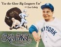 Lou Gehrig tin sign #504