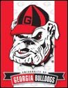 Georgia Bulldogs tin sign #1361