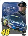 Jimmie Johnson Nascar tin sign #1351