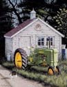 John Deere tractor tin sign #1121