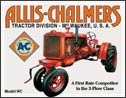 Allis Chalmers tractor tin sign #1133