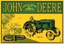 John Deere tractor tin sign #668