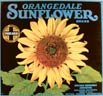 Sunflower tin sign #531