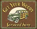 Woody Service tin sign #1192