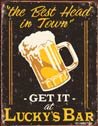 Best Head In Town tin sign #1200
