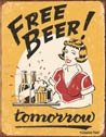 Free Beer tin sign #1290