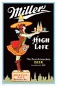 Miller Beer tin sign #856