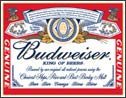 Budweiser Beer tin sign #979