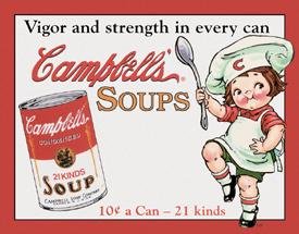 Campbell Soup tin sign #970