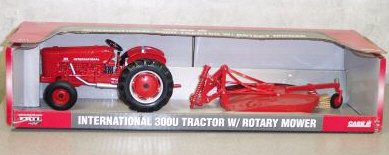 International Harvester 300U Diecast Tractor and Rotary Mower 1:16 Scale