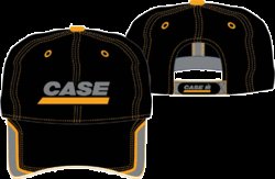 Case Construction Tractor Baseball Hat (Black + Yellow)