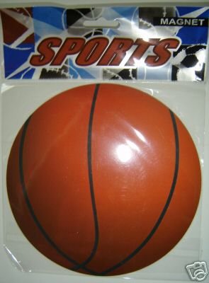 (3) BasketBall Car Magnets