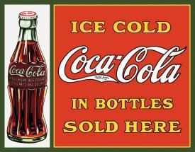 Coke Sold Here Tin Sign #1047