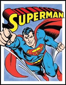 Superman Tin Sign #1402