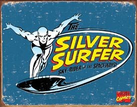 Silver Surfer Tin Sign #1439