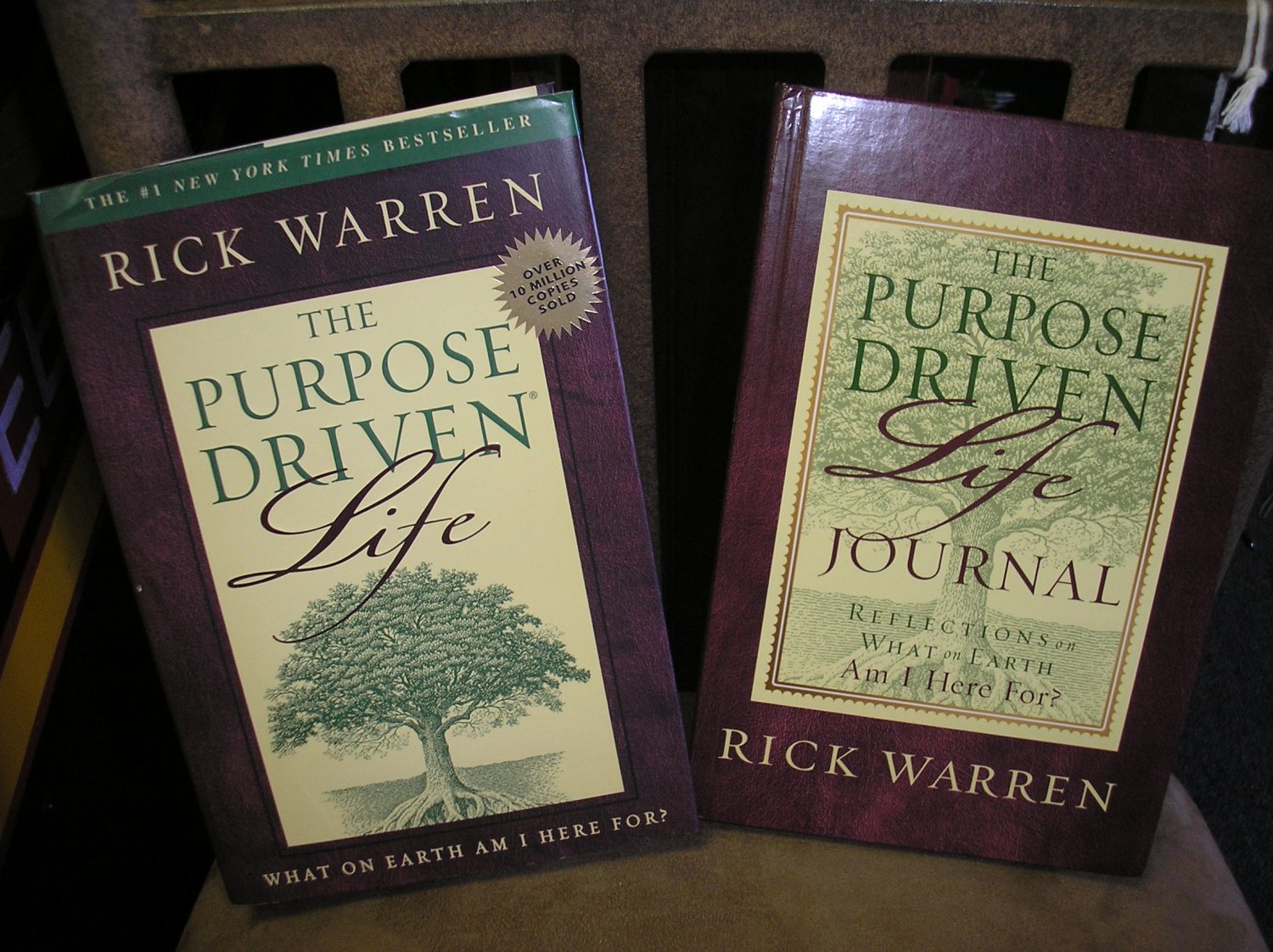 THE PURPOSE DRIVEN LIFE HARDCOVER BOOK JOURNAL 2 PIECE SET By RICK 