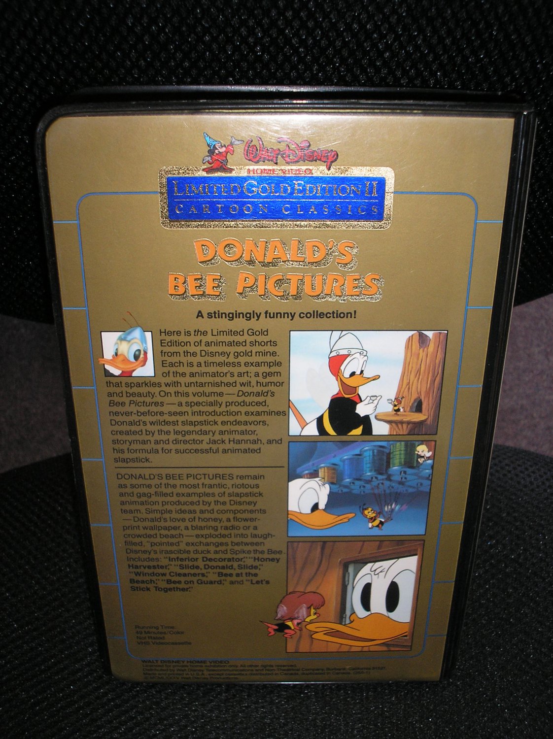 Donalds Bee Pictures Walt Disney Cartoon Classics Limited Gold Free