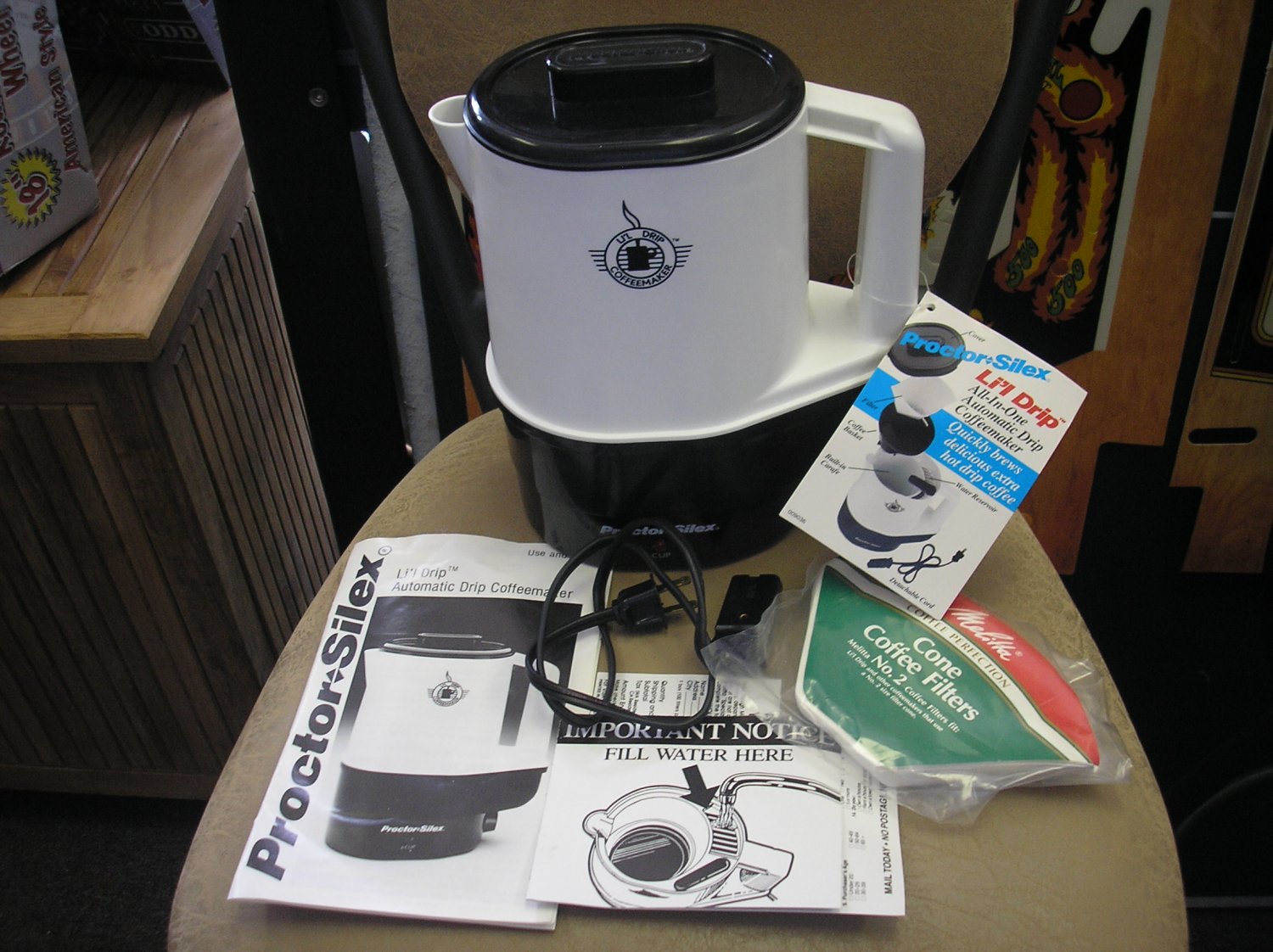 PROCTOR SILEX LI'L DRIP COFFEE MAKER/HOT POT NEW NO BOX!
