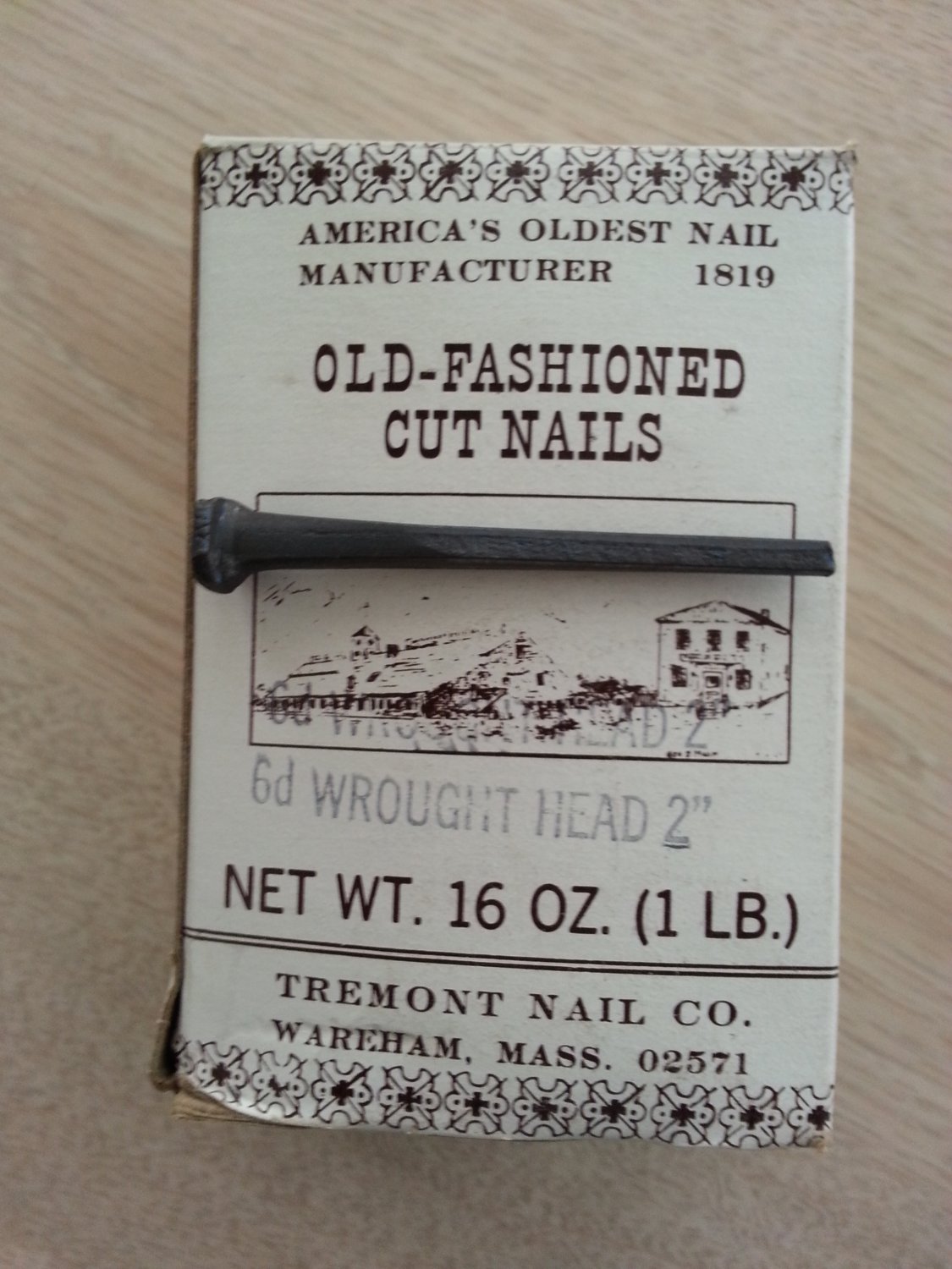 Old Fashioned Cut 6d Wrought Iron Head Nails 25 Inch 1 Lb 8 Oz within Fantastic Old Fashioned Cut Nails – Best Photo Source