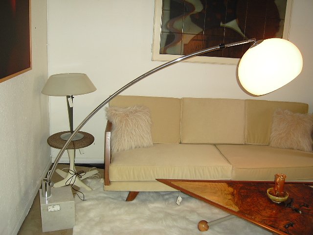 Italian Arc lamp with solid Marble base.