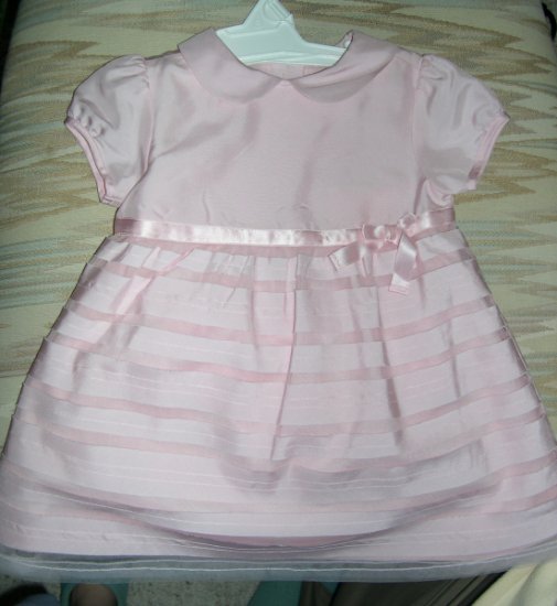 3-6 mo Like New Janie and Jack Silk Dress
