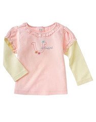 Park City Luxe Long Sleeve tee 3-6 mo