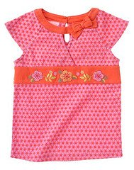 Tea Garden Sequin Flower Print Tee sz 3 (KG)