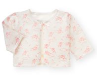 $7.00 EUC Ivory with pink cherubs sweater 3-6