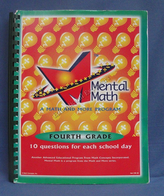 Mental Math Fourth Grade A Math and More Program