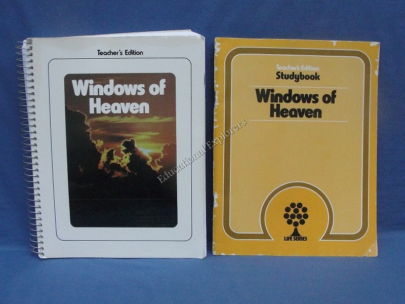 Windows of Heaven Teacher Edition and Studybook Life Series 3rd Grade Level 8 SDA