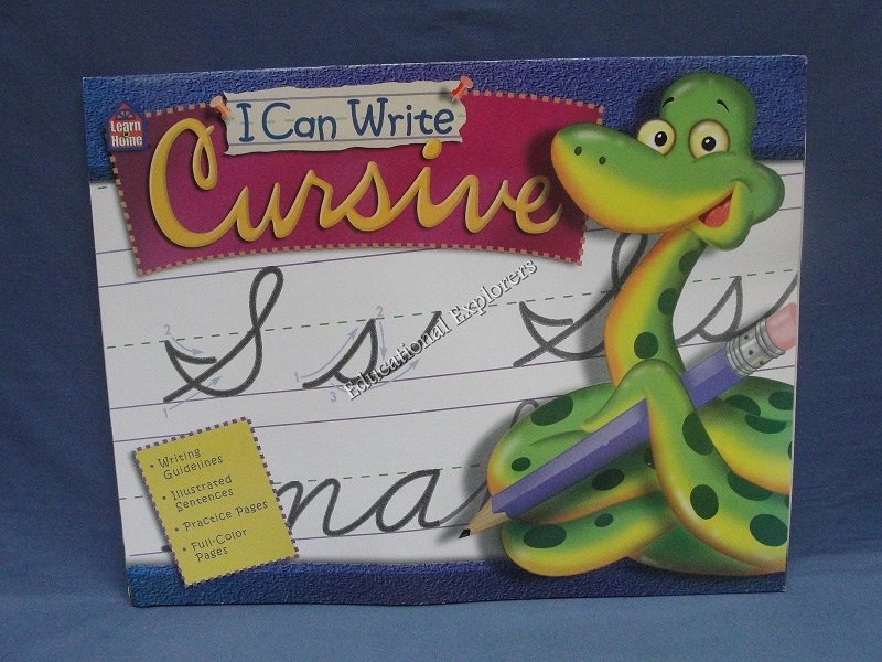 I Can Write Cursive Learn at Home