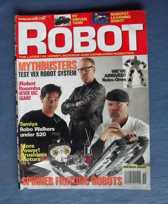 Robot Magazine Premier Issue Robotics Winter 2005