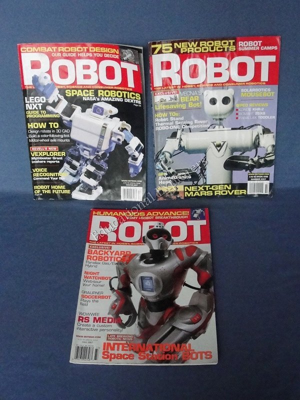 Robot Magazines Robotics Summer Fall Winter 2007