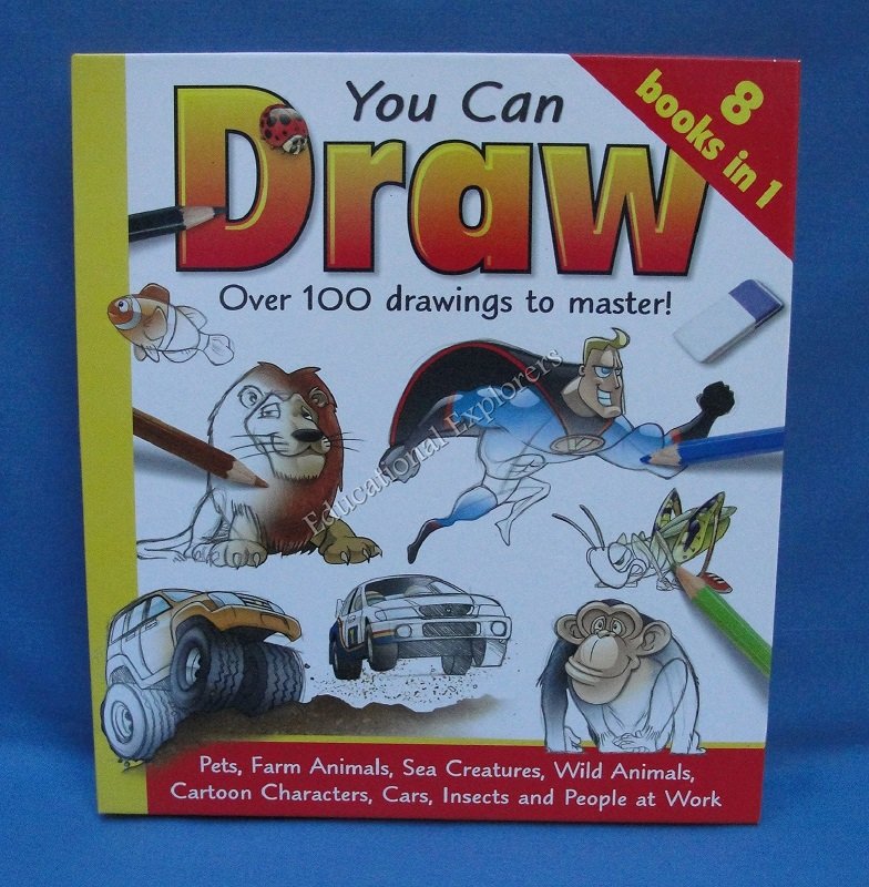 YOU CAN LEARN TO DRAW Damien Toll Hardcover Art Instruction Book Beginners Teaching