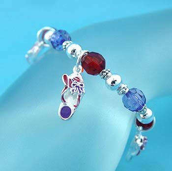 RED HAT STRETCH BRACELET