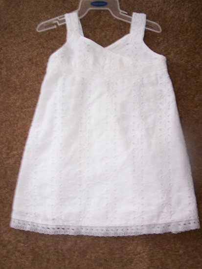 Old Navy white eyelet dress EUC $3