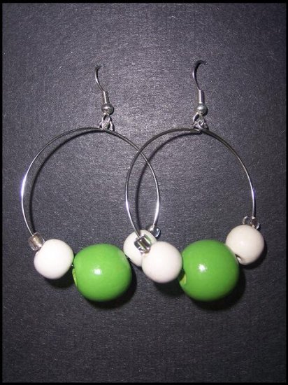 Green Hoops - SOLD