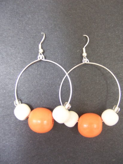 Orange Hoops - SOLD