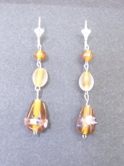 Gold/Brown Lampwork