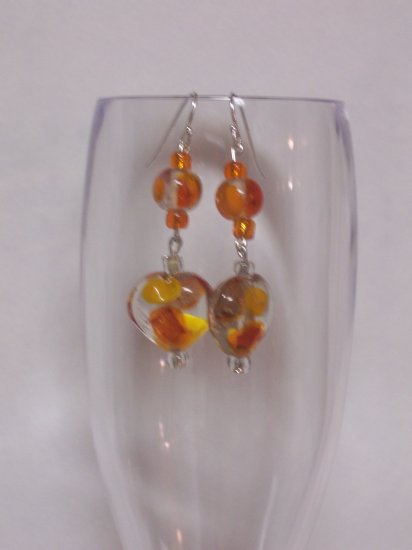 Orange Hearts - SOLD