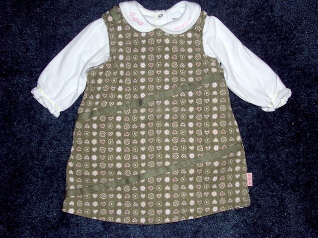 Carter's heart corduroy dress 12 months