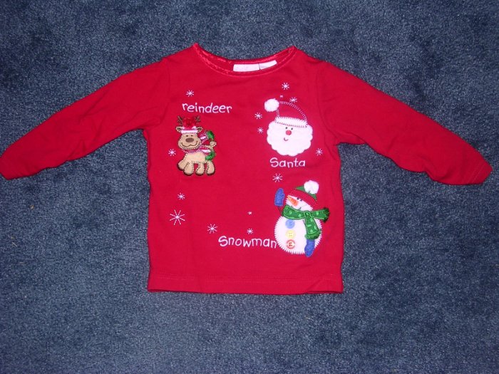 Holiday shirt - like new 18 months